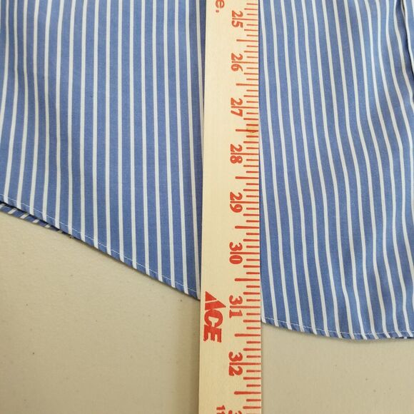 Brooks Brothers Shirt 16.5 Regent Fit Long Sleeve non iron Striped Button Down - Picture 12 of 13